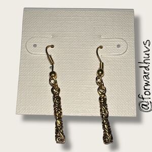 Bundle Sale 3 for $15 | Copper-Tone Dangle Earrings